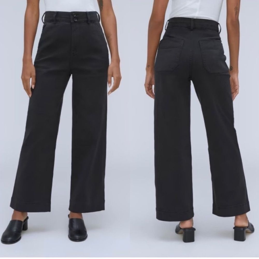 Everlane The Organic Wide Leg Pants